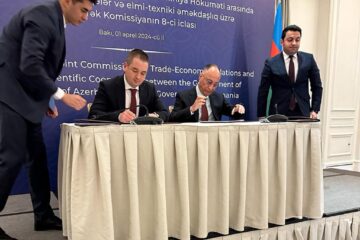 Semnarea acordului de comerț cu partea azeră