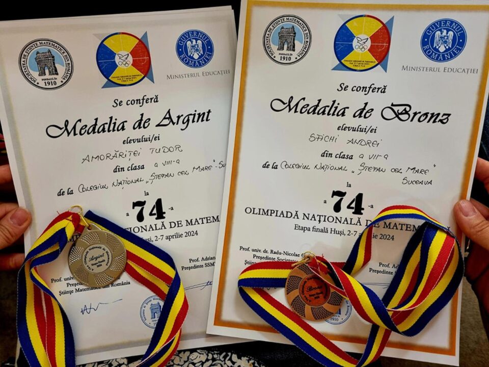 Diplome și medalii