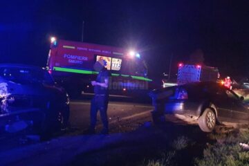 Accident cu două autoturisme implicate, la Dumbrăveni