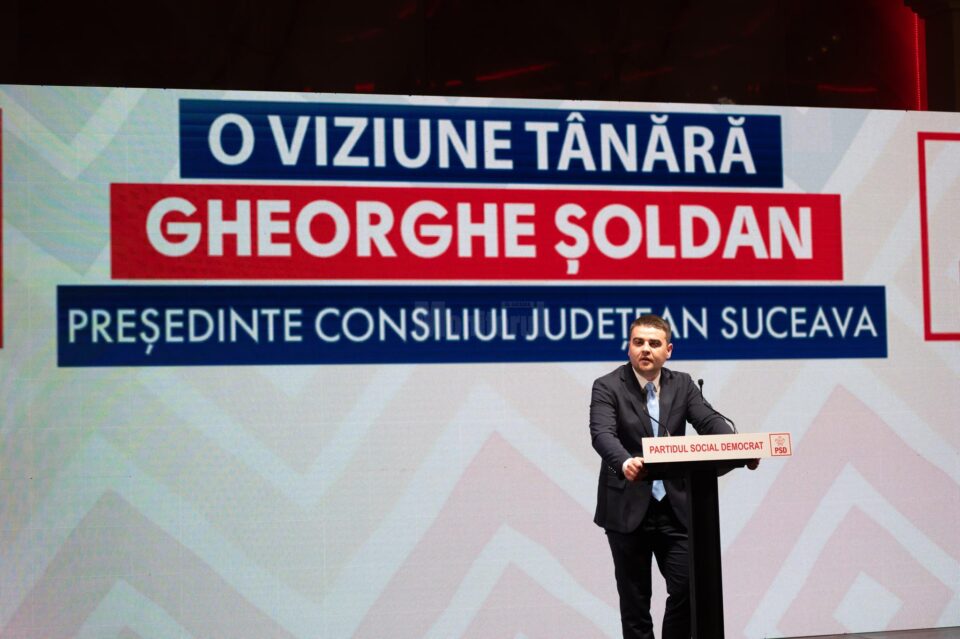 Candidatul PSD pentru președinția Consiliului Județean Suceava, deputatul Gheorghe Șoldan. Foto artistul.studio