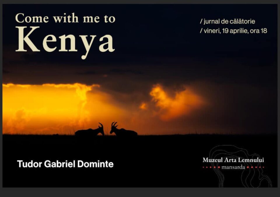 Fotografii și filmulețe din Kenya, prezentate la Muzeul Arta Lemnului de fotograful Tudor Gabriel Dominte Fotografii și filmulețe din Kenya, prezentate la Muzeul Arta Lemnului de fotograful Tudor Gabriel Dominte