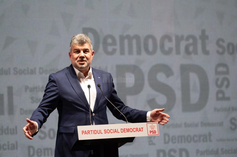 Președintele PSD, Marcel Ciolacu. Foto artistul.studio.ro