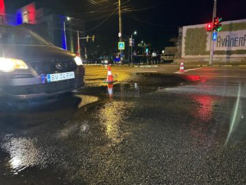 avaria din zona Primariei Suceava