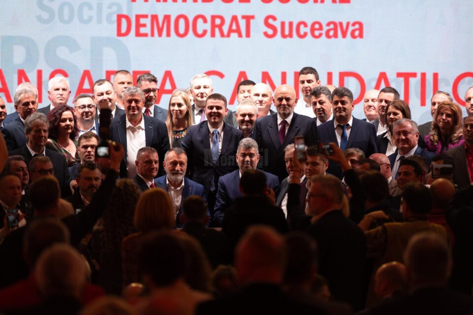 Demonstrație de forță a PSD Suceava la lansarea candidaților pentru alegerile locale