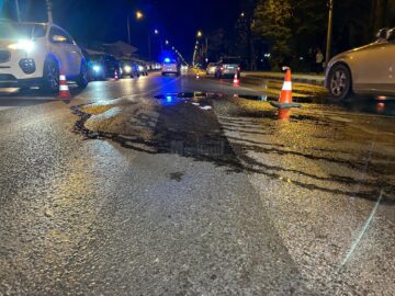avaria din zona Primariei Suceava