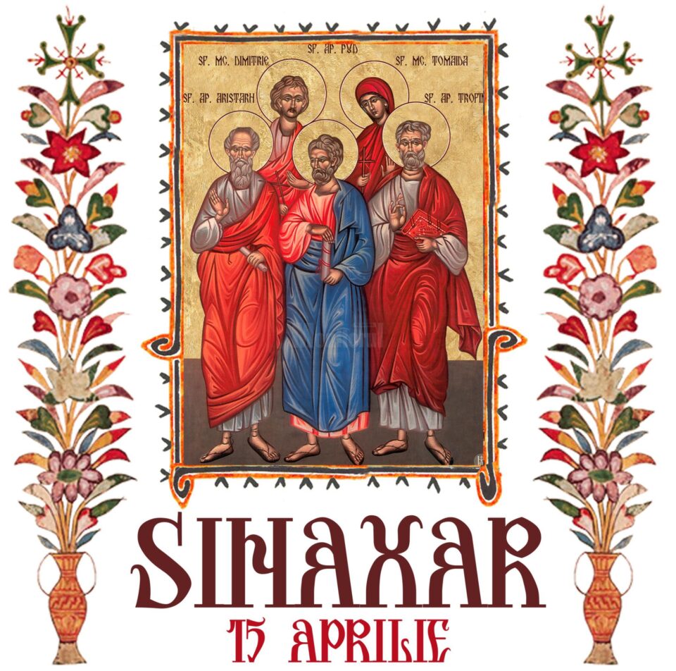 Sinaxar 15 aprilie 2024
