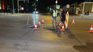 avaria din zona Primariei Suceava