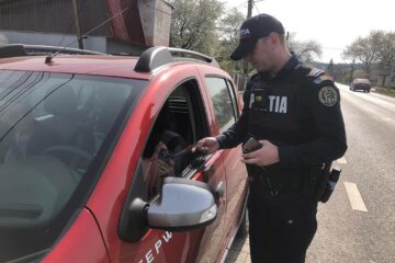Control în trafic al Poliției Transporturi Suceava