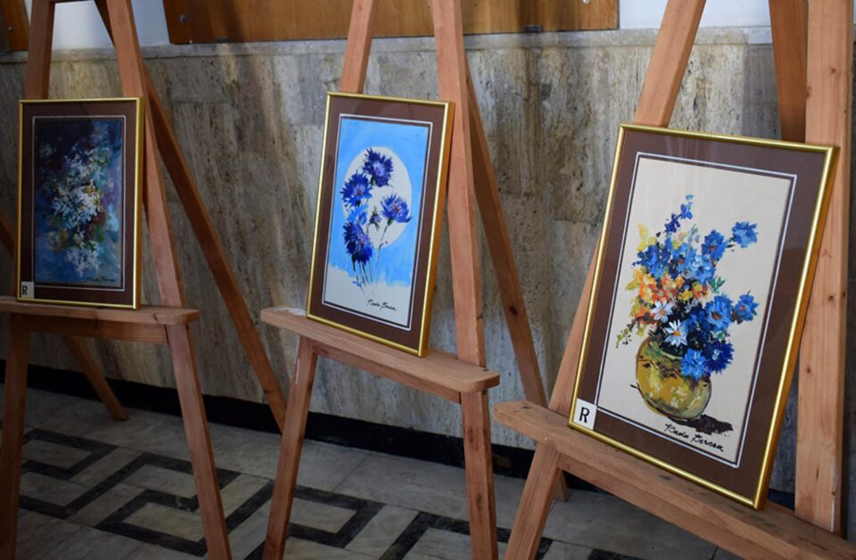 Vernisajul expoziției „Flori de câmp”, la Colegiul Național „Nicu Gane”
