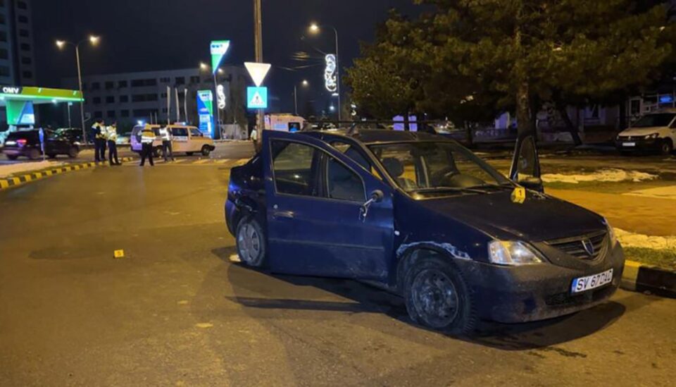 Loganul oprit cu peste 20 de focuri de armă