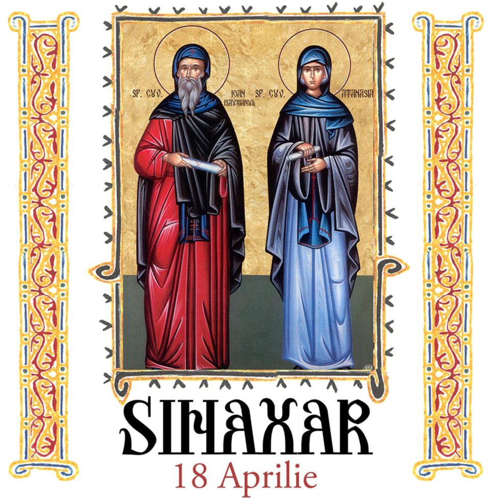 Sinaxar 18 aprilie 2024