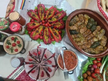 Gospodinele din Adâncata s-au întrecut pe ele însele cu cele mai bune mâncăruri la „Festivalul produselor tradiționale de post”