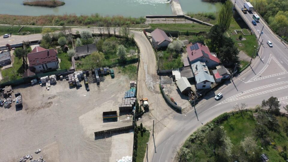 Traseul propus pentru noua cale de legătură între cartierele Burdujeni și Ițcani