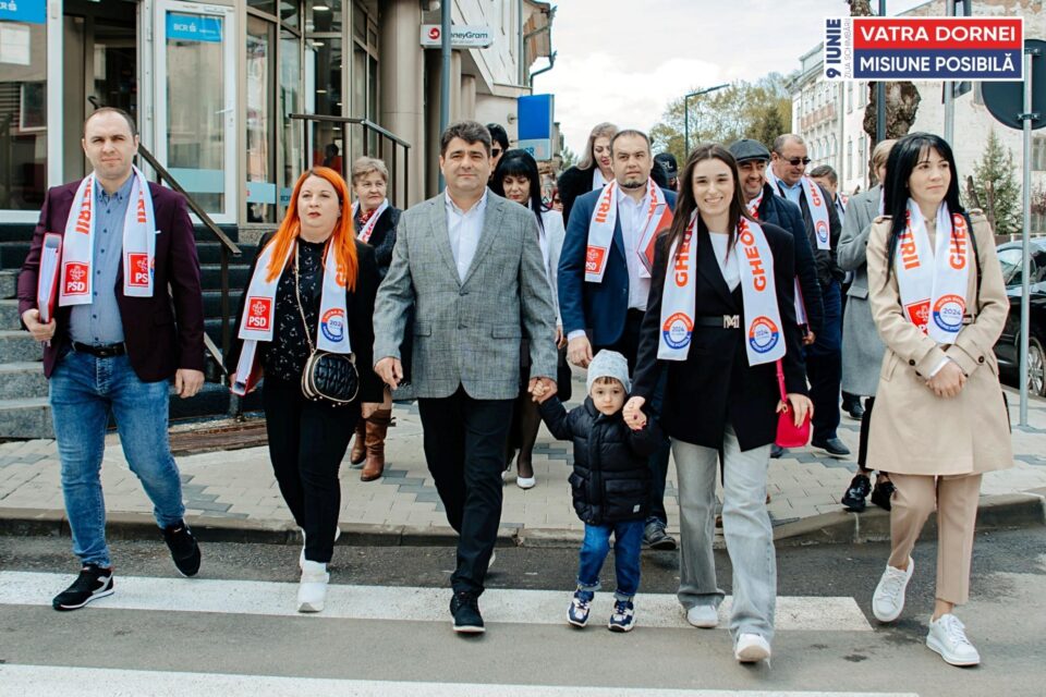 Gheorghe Apetrii și echipa PSD din Vatra DOrnei și-au depus candidaturile pentru Primărie și Consiliul Local