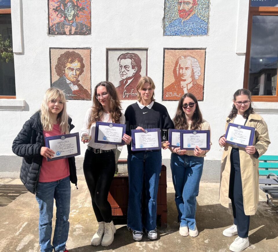 Elevele premiate la Olimpiada națională de Limba Germană