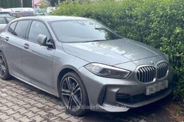 BMW în valoare de 35.000 de euro, furat din Anglia, descoperit în Rădăuți