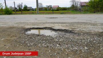 Gheorghe Șoldan a prezentat dovezi concrete cu starea în care se află drumul dintre Baia și Cotu Băii