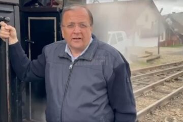 Președintele CJ a inaugurat noul traseu de 5 km al Mocăniței, Vatra Moldoviței – Moldovița