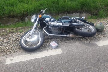 Accident motocicletă