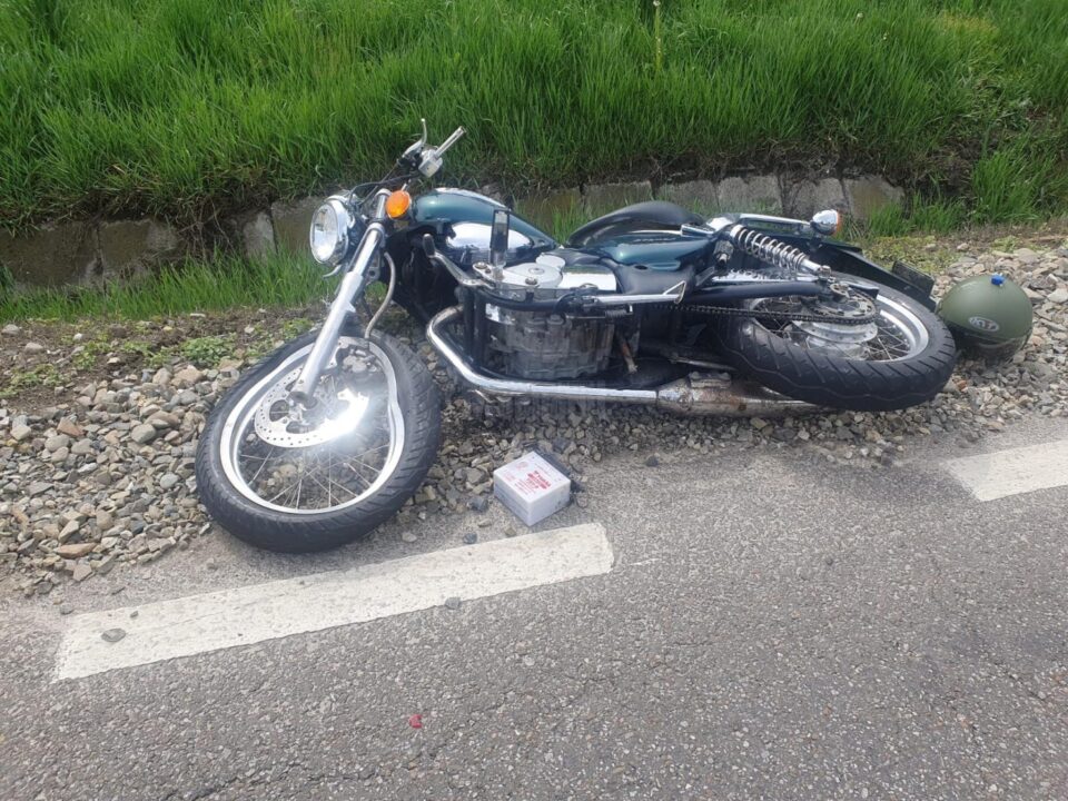 Accident motocicletă