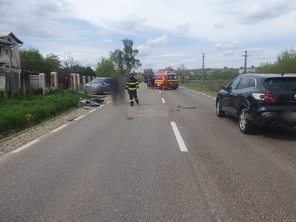 Accident motocicletă