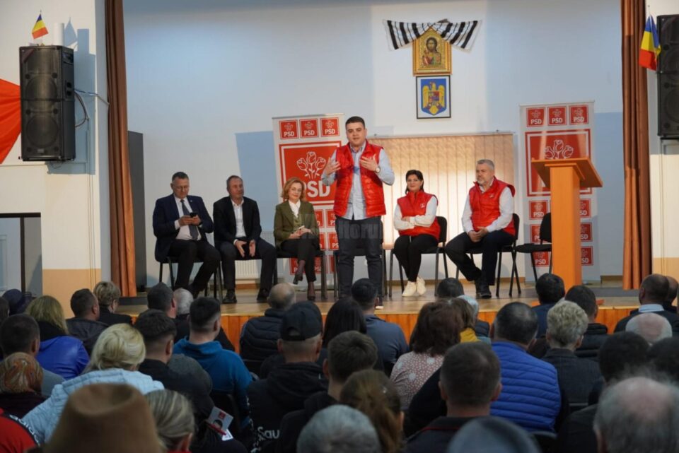 Gheorghe Șoldan a participat la o întâlnire cu circa 200 de locuitori ai comunei Bălăceana