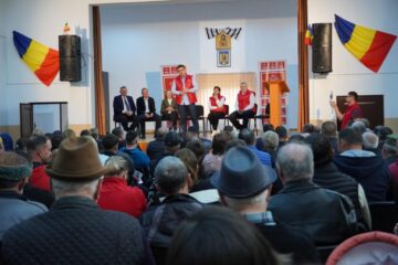 Gheorghe Șoldan a participat la o întâlnire cu circa 200 de locuitori ai comunei Bălăceana