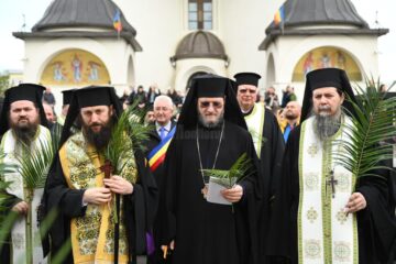 Procesiune de Florii, pe străzile Sucevei. Foto artistul