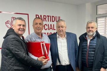 Candidatul PSD pentru Primăria Șcheia a fost susținut de liderii județeni ai partidului la depunerea candidaturii