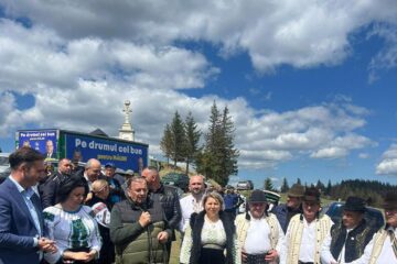Gheorghe Flutur a participat la un eveniment organizat în pasul Măgura de autoritățile sucevene și nemțene