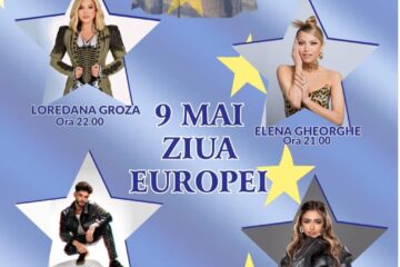 Loredana Groza, Elena Gheorghe, Edward Sanda și Iuliana Beregoi, în concert la Suceava, de Ziua Europei