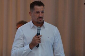 Mihai Macovei, la Gala rugbiului humorean de anul trecut