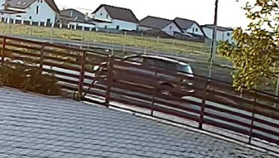 Mașina implicată în accident