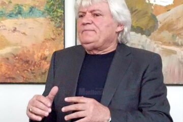 Artistul și scriitorul Leonid Popescu, în cadrul evenimentului de la Gura Humorului