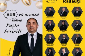 Dan-George Marcu și echipa sa au ținut să ureze tuturor locuitorilor din Rădăuți sărbători liniștite