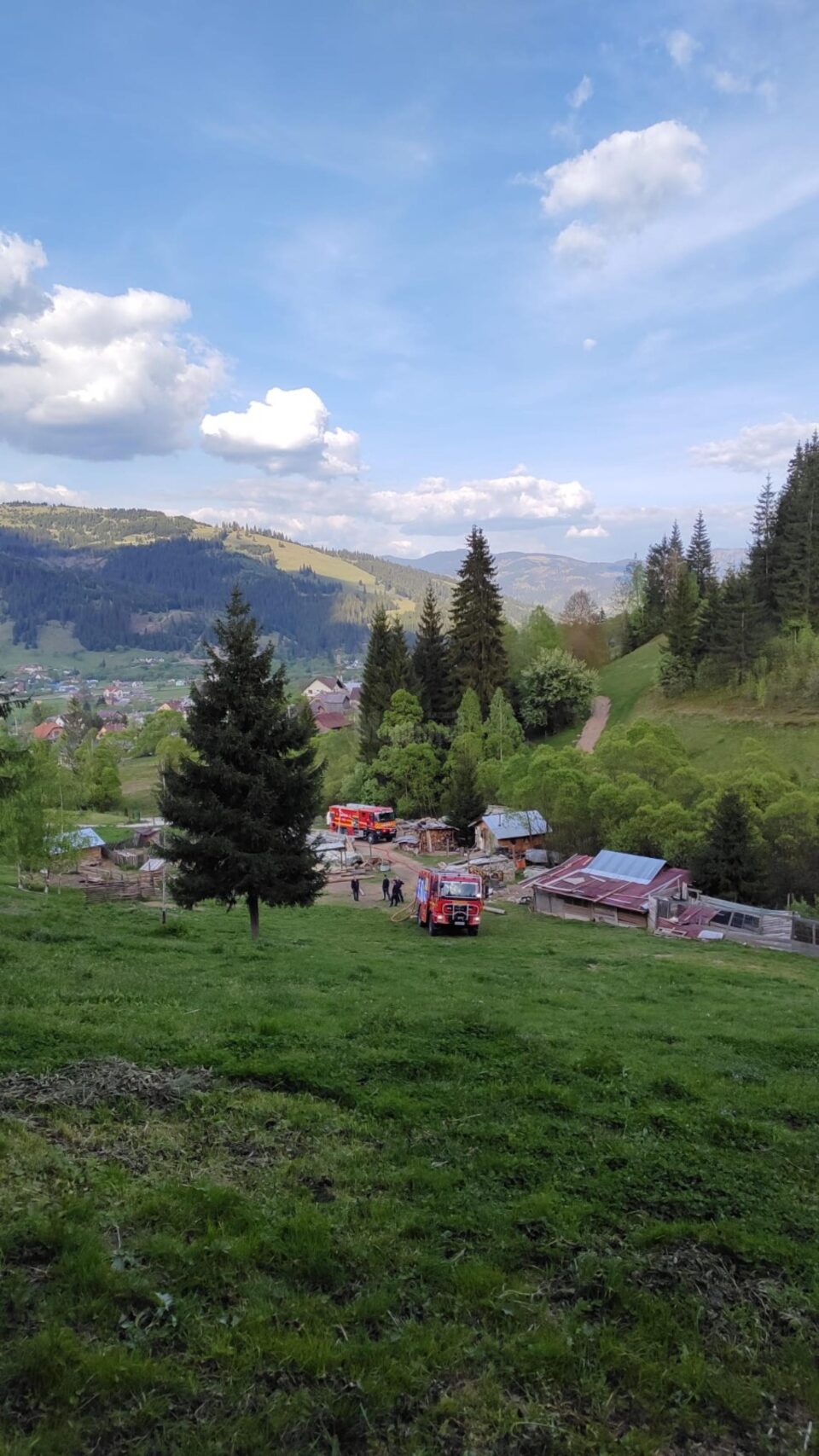 Incendiu la stână