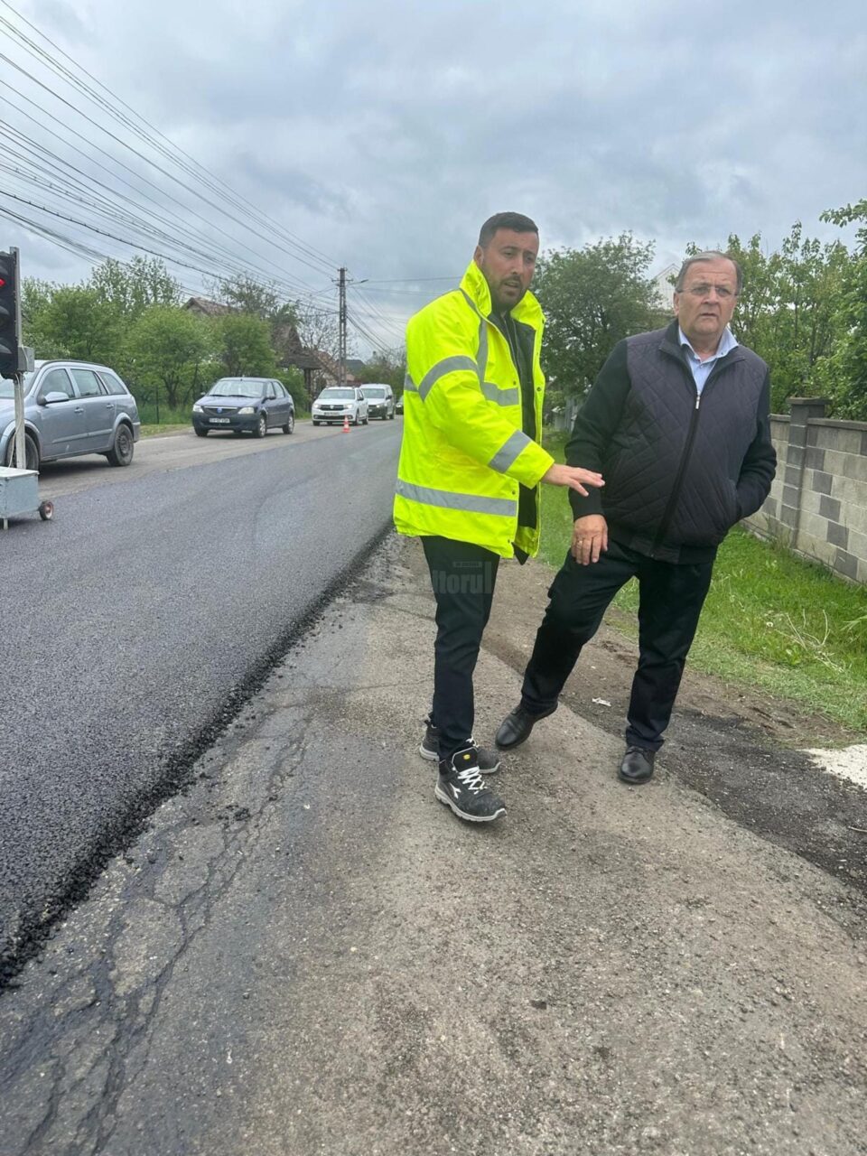 Președintele CJ Suceava, Gheorghe Flutur, și primarul din Horodnic de Sus, Valentin Luță