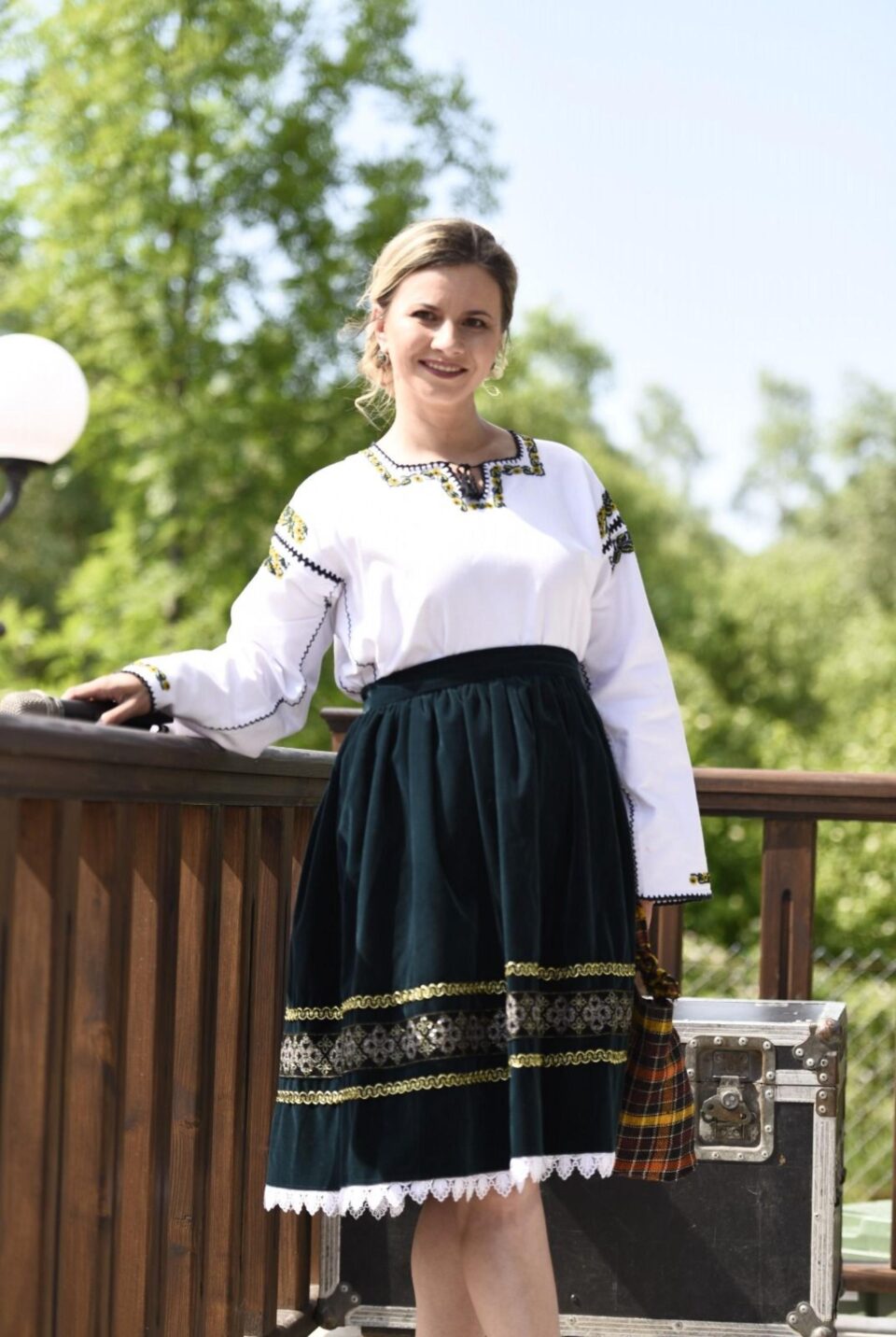 Inițiatoarea proiectului „10 pentru folclor”, Mihaela Bârsan
