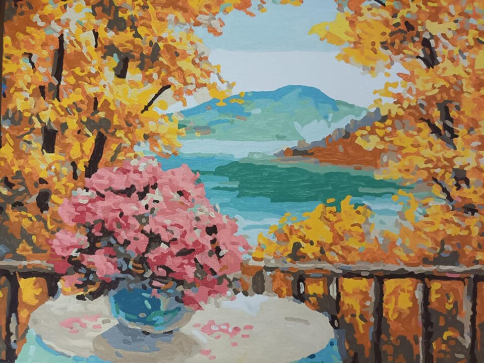 Pictură semnată de Florin Boca