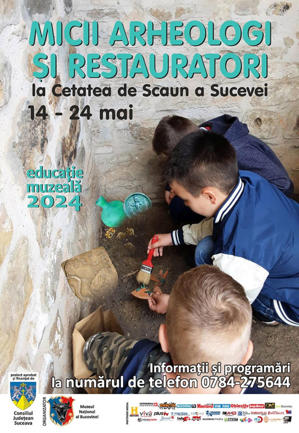 O nouă ediție a atelierului de educație muzeală „Micii arheologi și restauratori la Cetatea de Scaun a Sucevei” O nouă ediție a atelierului de educație muzeală „Micii arheologi și restauratori la Cetatea de Scaun a Sucevei”