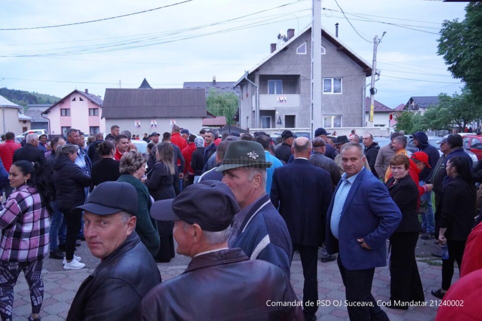 Șoldan în fața a 800 de persoane din Păltinoasa: „Pe 9 iunie îl trimitem acasă pe cel care a amăgit de prea mulți ani cu declarații de dragoste false pentru bucovineni și pentru Bucovina”