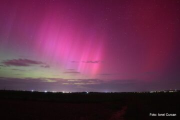 Furtuna solară de vineri seara. FOTO Ionel Curcan
