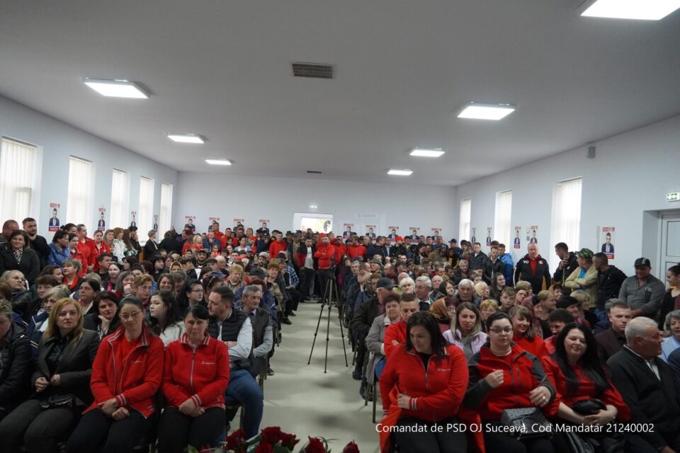 Șoldan în fața a 800 de persoane din Păltinoasa: „Pe 9 iunie îl trimitem acasă pe cel care a amăgit de prea mulți ani cu declarații de dragoste false pentru bucovineni și pentru Bucovina”