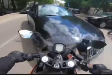 Impact pe strada Scurtă din Suceava