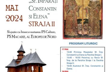Fragmente din moaștele Sfinților „Împărați Constantin și Elena” vor fi dăruite Parohiei Straja II de Episcopia Ortodoxă Română a Europei de Nord