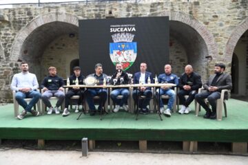 Conferința de presă premergătoare galei Colosseum Tournament s-a ținut la Cetatea de Scaun