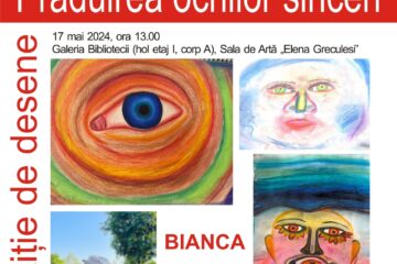 Expoziția de desene „Prăduirea ochilor sinceri”, la Biblioteca Bucovinei