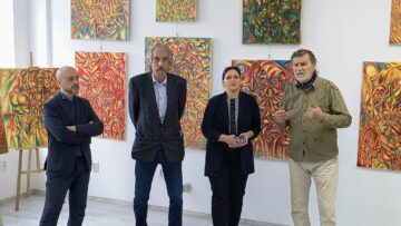 Picturi semnate de artistul Iulian Dziubinski pot fi admirate la Galeria de artă „Zamca”
