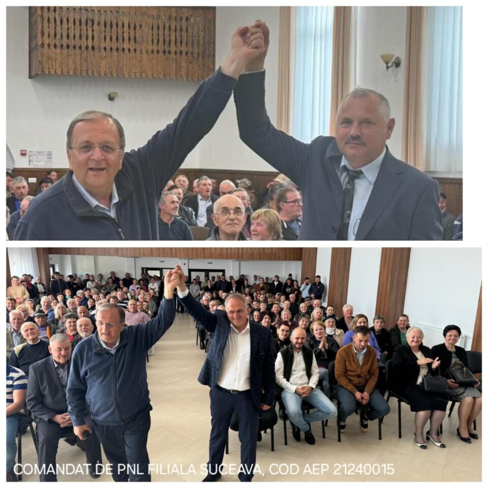 Gheorghe Flutur, prezent la lansarea candidaturilor pentru un nou mandat ale primarilor din Comănești și Cacica Gheorghe Flutur, prezent la lansarea candidaturilor pentru un nou mandat ale primarilor din Comănești și Cacica