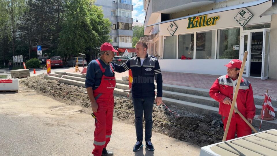 Esplanada din cartierul Zamca, str. Octav Băncilă, a fost finalizată în cadrul proiectului de reabilitare a treptelor și a zonelor pietonale în municipiul Suceava